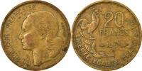 France 20 Francs Coin, Guiraud, Beaumont - Le Roger, 3 faucilles / G -