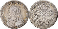 France 12 Sols, 1/10 ECU Coin, Louis XV, 1/10 Écu aux branches d'olivier -