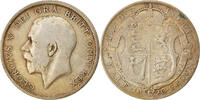 Great Britain 1/2 Crown Coin, George V, Silver, KM:818.1a -