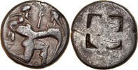 Stater Coin, Thrace, Thasos, Helios, Thasos, Silver -
