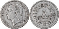 France 5 Francs Coin, Lavrillier, Paris, Aluminum, KM:888b.1 -