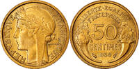 France 50 Centimes Coin, Morlon, Paris, Aluminum-Bronze -