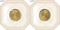 France 20 Centimes error broadstruck, Pessac, Nordic gold, GENI -