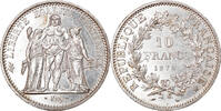 France 10 Francs Coin, Hercule, Paris, Silver, KM:932 -