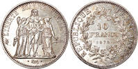 France 10 Francs Coin, Hercule, Paris, Silver, KM:932 -