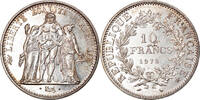 France 10 Francs Coin, Hercule, Paris, Silver, KM:932 -