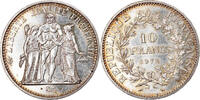 France 10 Francs Coin, Hercule, Paris, Silver, KM:932 -