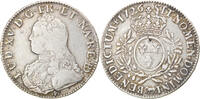 France Ecu Coin, Louis XV, Écu de Béarn aux branches d'olivier, Pau -
