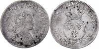 France 1/10 Écu vertugadin Louis XV, Bordeaux, reformed, Silver -