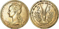French Equatorial Africa 2 Francs Coin, Paris, ESSAI -