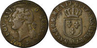 France 1/2 Sol Coin, Louis XVI, 1/2 Sol ou 1/2 sou, Metz -