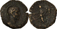 Sestertius Coin, Trajan Decius, Rome, Rare, Bronze, RIC:105a -