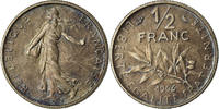 France 1/2 Franc Coin, Semeuse, Paris, Nickel, KM:931.1 -