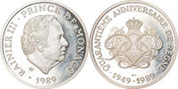 Monaco Medal 40 ème Anniversaire de Rainier III, Silver -