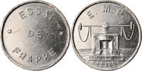 France 10 Francs Coin, 5 sets of grooves, Nickel -