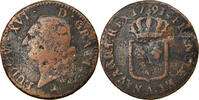 France Sol Coin, Louis XVI, Sol ou sou, Paris, Copper -