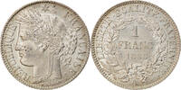 France Franc Coin, Cérès, Paris, Silver, KM:822.1 -