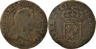 France 1/2 Sol Coin, Louis XV, Demi sol au buste enfantin, Reims -