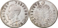 Haiti 25 Centimes Coin, Jean-Pierre Boyer, Silver -
