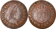 France 1/2 Sol Coin, Louis XV, Demi sol à la vieille tête, Reims -
