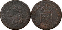 France Sol Coin, Louis XVI, Sol ou sou, Lille, Copper -
