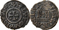 France Denarius Coin, Louis le Pieux, Denier au temple, Silver -