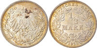 GERMANY - EMPIRE 1/2 Mark Coin, Berlin, Silver, KM:17 -