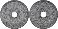 France 20 Centimes Coin, Lindauer, Zinc, KM:907.1, Le -
