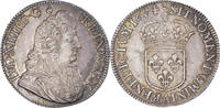 France 1/2 Écu à la cravate longue Louis XIV, Paris, Silver -