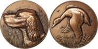 France Medal The Fifth Republic, Fauna, Gibert, Bronze -