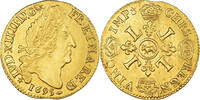 France Louis d'or aux 4 L Louis XIV, Louis d'or de Béarn aux 4 L, Pau, New flan, Gold -