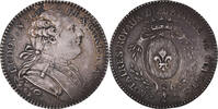 France Token Louis XVI, Notaires de Soissons, Silver AU(50-53)