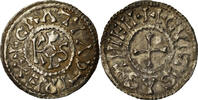France Denier Coin, Charles le Chauve, Curtisasonien -