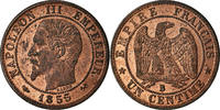 France Centime Coin, Napoleon III, Napoléon III, Rouen -