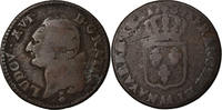France Sol Coin, Louis XVI, Sol ou sou, Metz, Copper -
