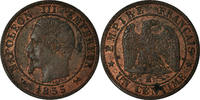 France Centime Coin, Napoleon III, Napoléon III, Rouen -