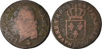 France Sol Coin, Louis XVI, Sol ou sou, Metz, Copper -