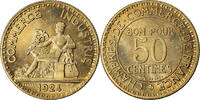France 50 Centimes Coin, Chambre de commerce, Paris -