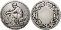 France Medal The Fifth Republic, Business & industry, Silvered -
