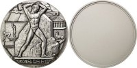 France Medal The Fifth Republic, Business & industry, Silvered -