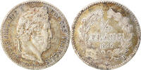 France 1/4 Franc Coin, Louis-Philippe, Rouen, Silver -