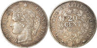 France 20 Centimes Coin, Cérès, Paris, Silver, KM:758.1 -