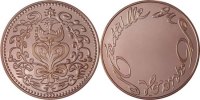 France Medal The Fifth Republic, Arts & Culture, Bronze -