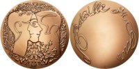 France Medal The Fifth Republic, Arts & Culture, Bronze -
