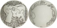 France Medal The Fifth Republic, Arts & Culture, Silvered bronze -