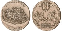 France Medal The Fifth Republic, Geography, Baron, Bronze -