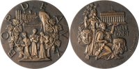 France Medal The Fifth Republic, Geography, Bronze -