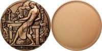 France Medal The Fifth Republic, Business & industry, Bronze -