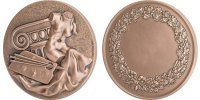 France Medal The Fifth Republic, Arts & Culture, Bronze -