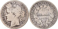 France Franc Coin, Cérès, Paris, Silver, KM:759.1 -